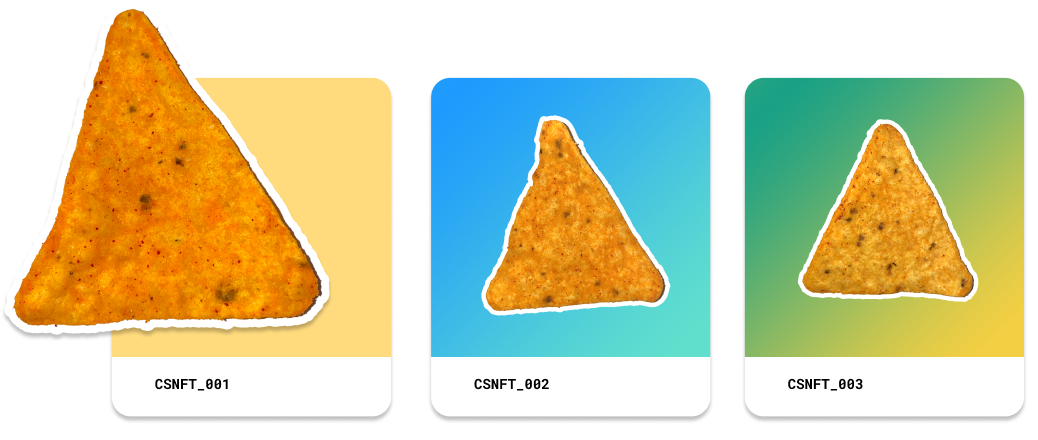 Cheesy Snack NFT Graphic